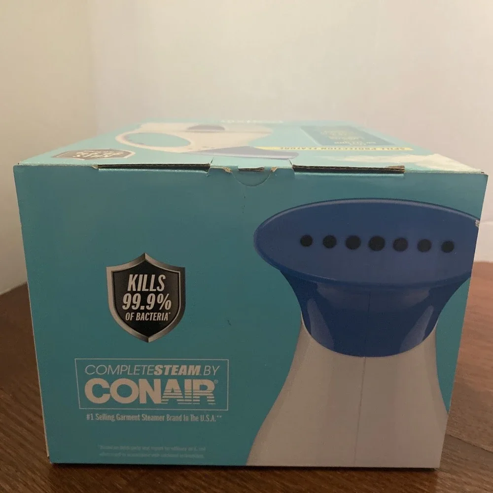Conair Complete Steam Hand Held Travel Garment Fabric Steamer 60 second Heat Up